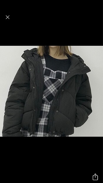 Pull and bear şişme mont