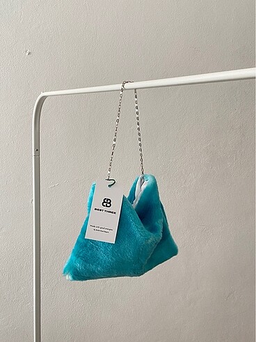 Peluş kol çantası