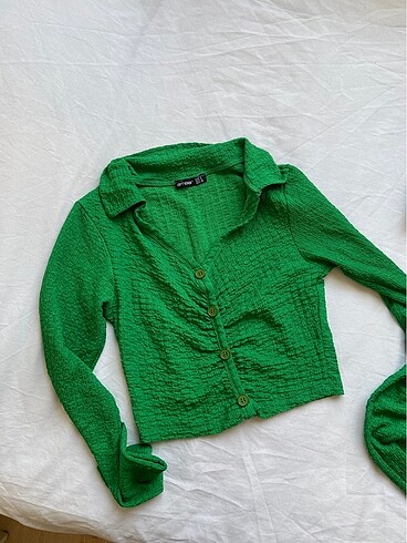 Zara Yeşil bluz