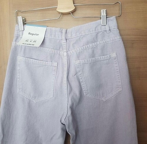 36 Beden Leylak rengi mom jean