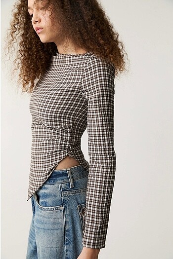 Pull and Bear Pull&Bear Kareli Bluz