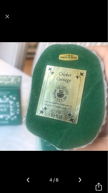  Beden çeşitli Renk Vintage Minyatür Ev