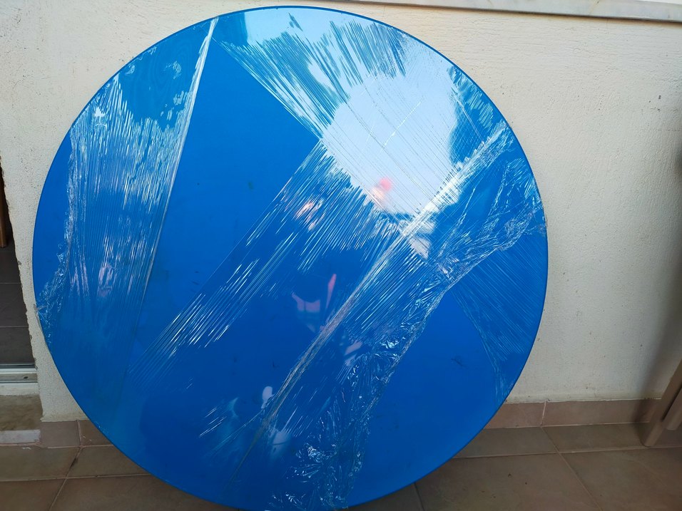 Parlak Mavi Ikea mamut masa - Görsel 2