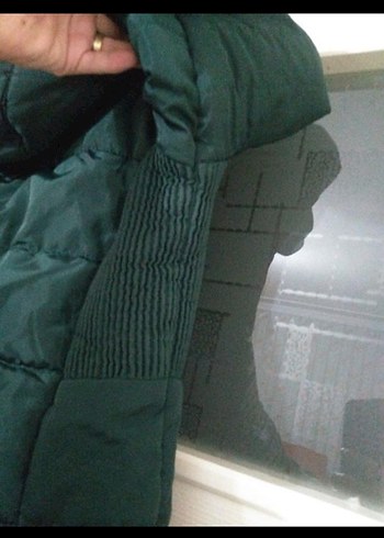 Koyu Yeşil Fermuarlı kız çocuk Kışlık Mont - Görsel 4