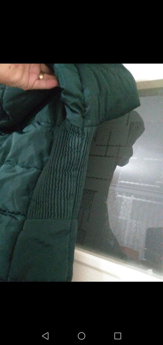 Koyu Yeşil Fermuarlı kız çocuk Kışlık Mont - Görsel 4