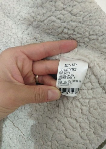 Kapüşonlu ve Kürklü Haki Kız çocuk Mont - Görsel 5