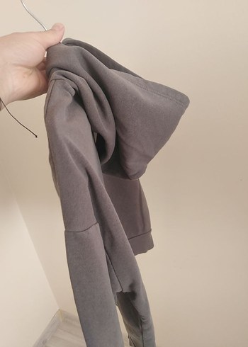 Gri Baskılı Uzun Kollu Kız çocuk Sweatshirt - Görsel 7