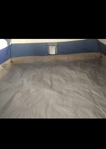 Mavi Gri Desenli Kamp Çadırı - Görsel 5