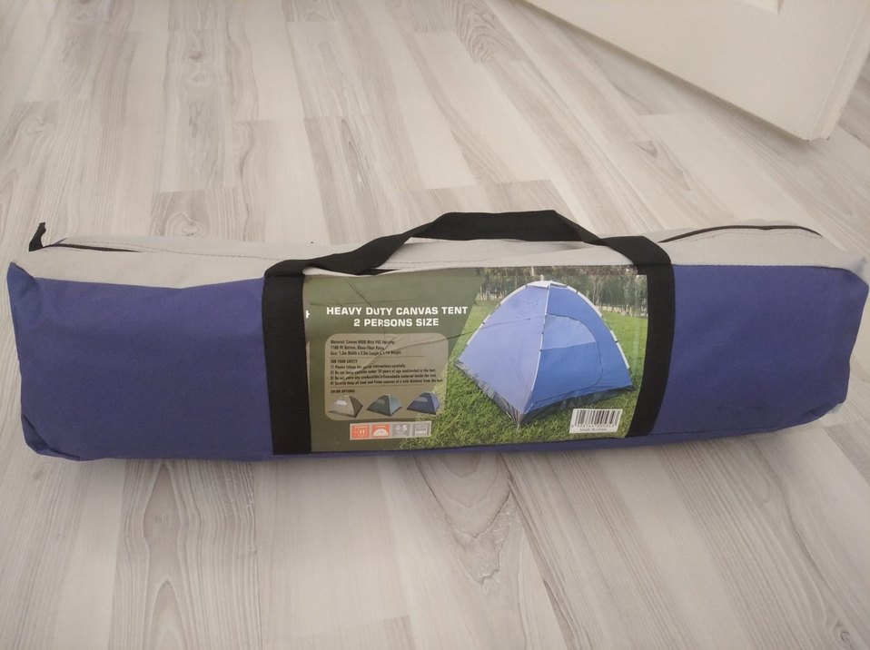 Koyu Mavi Düz Desen çadır - Görsel 5