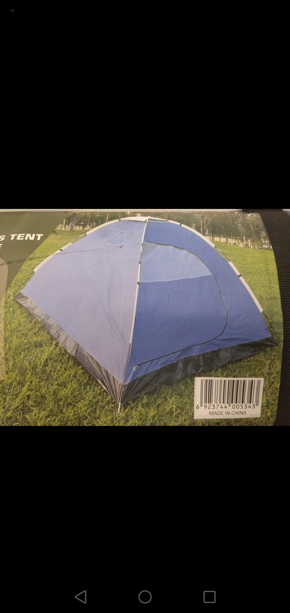 Koyu Mavi Düz Desen çadır - Görsel 2