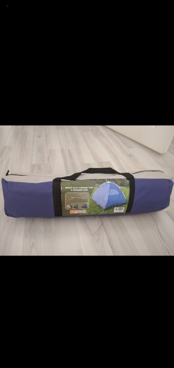 Koyu Mavi Düz Desen çadır - Görsel 3