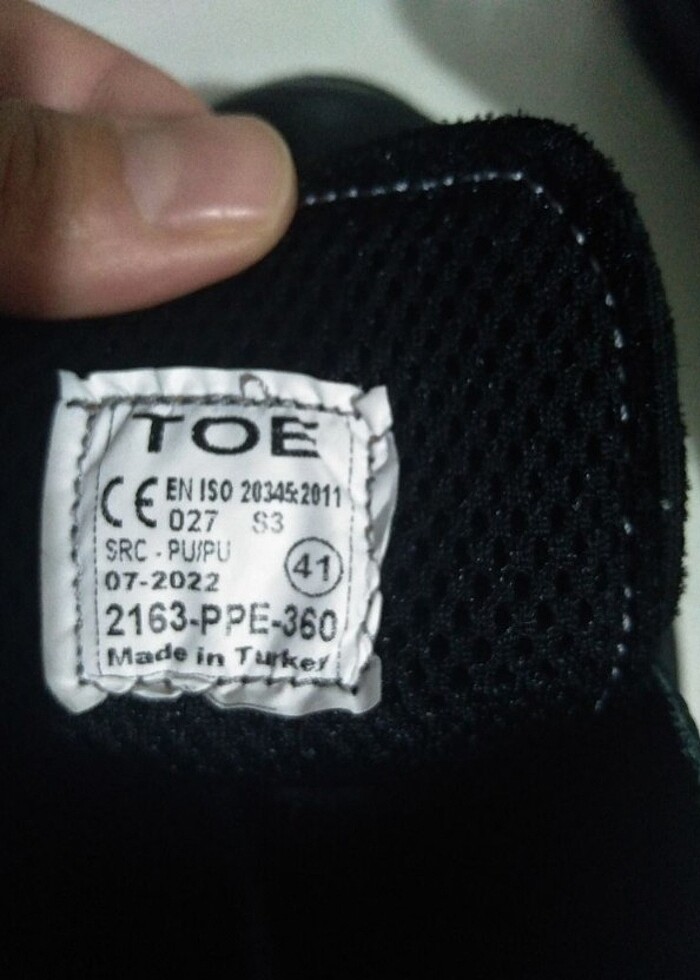 İş ayakkabısı s3 güvenlikli  - Görsel 4