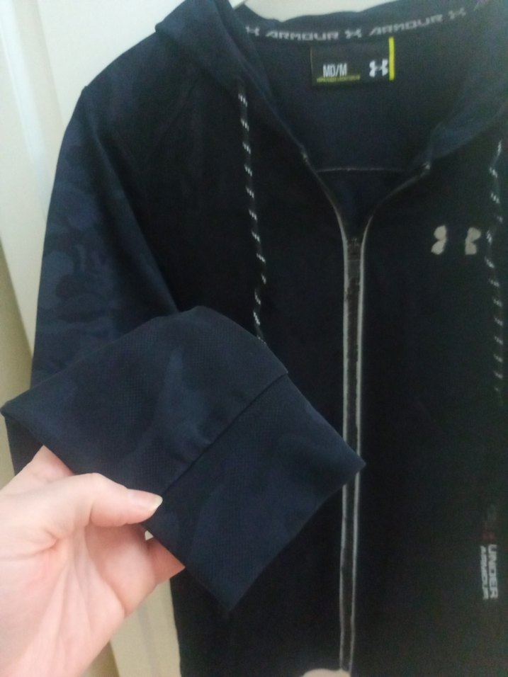 Fermuarlı Lacivert Erkek Denim Eşofman Takımı - Görsel 4