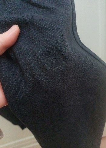 Erkek Siyah Fermuarlı Eşofman Altı Evde İşte Kullanilir Defolu - Görsel 5