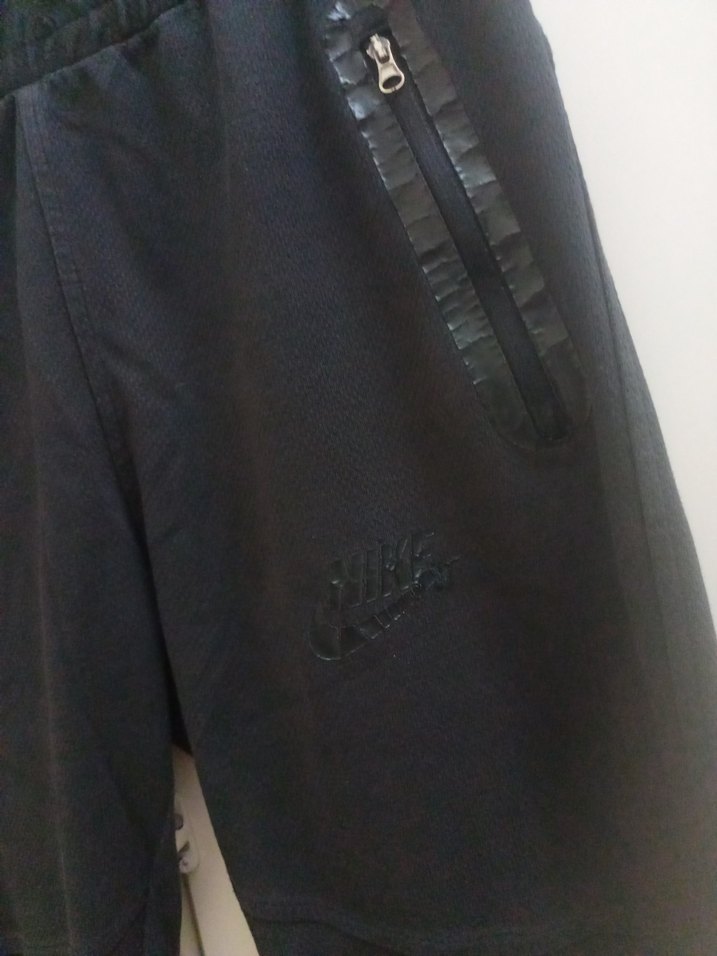 Erkek Siyah Fermuarlı Eşofman Altı Evde İşte Kullanilir Defolu - Görsel 2