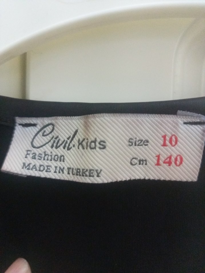 Püsküllü Siyah ince yumuşak deri Kolsuz Mini çocuk Yelek - Görsel 3