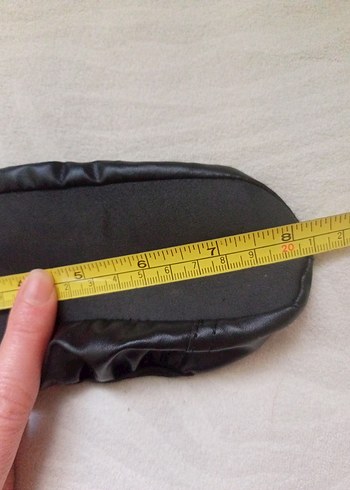 Kız Çocuk Siyah Lastikli Bale Ayakkabısı pisi pisi - Görsel 6