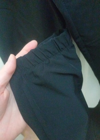 Siyah Fermuarlı Erkek Eşofman Altı - Görsel 3