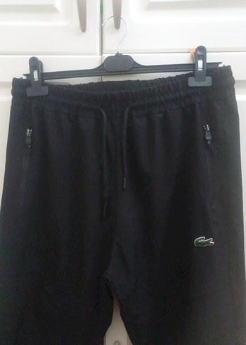 Siyah Fermuarlı Erkek Eşofman Altı - Görsel 2