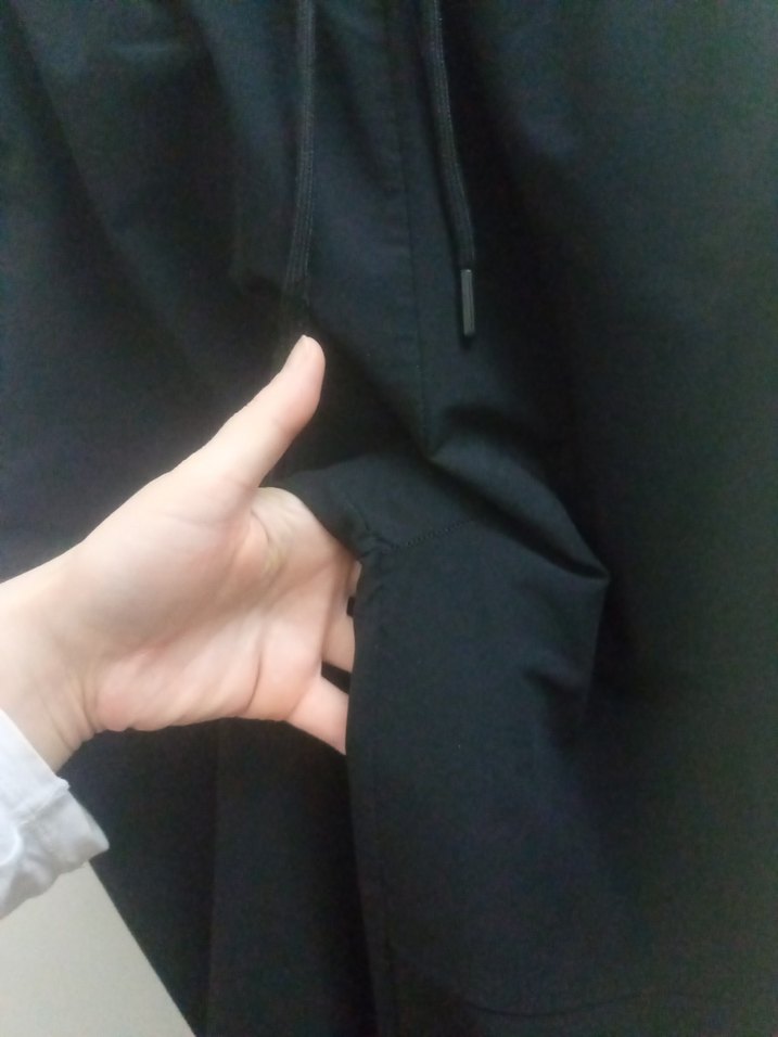 Siyah Fermuarlı Erkek Eşofman Altı - Görsel 4