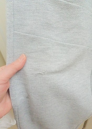 Gri Rahat Kesim Erkek Eşofman Altı evde işte kullanılır defolu - Görsel 5