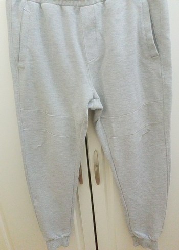 Gri Rahat Kesim Erkek Eşofman Altı evde işte kullanılır defolu - Görsel 3