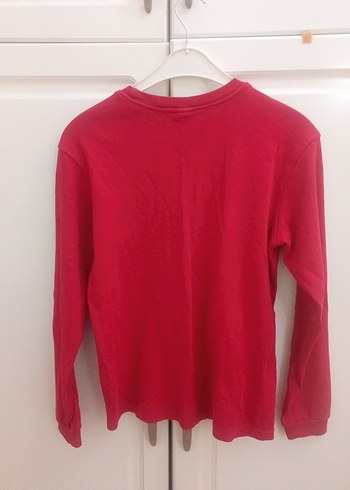 Erkek Çocuk Kırmızı Baskılı Sweatshirt - Görsel 6