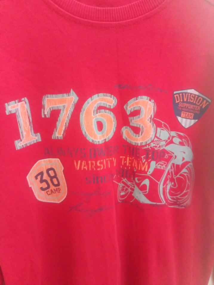 Erkek Çocuk Kırmızı Baskılı Sweatshirt - Görsel 2