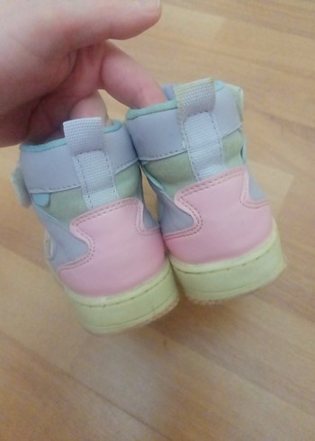 Kız Çocuk Beyaz Pastel Sneaker Velcro - Görsel 3