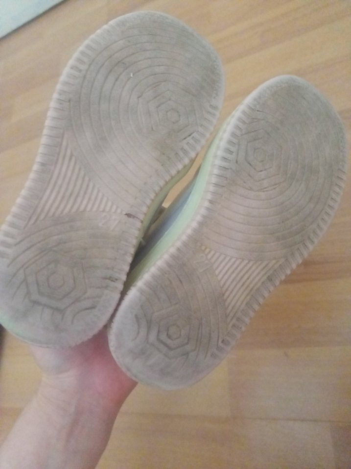 Kız Çocuk Beyaz Pastel Sneaker Velcro - Görsel 5