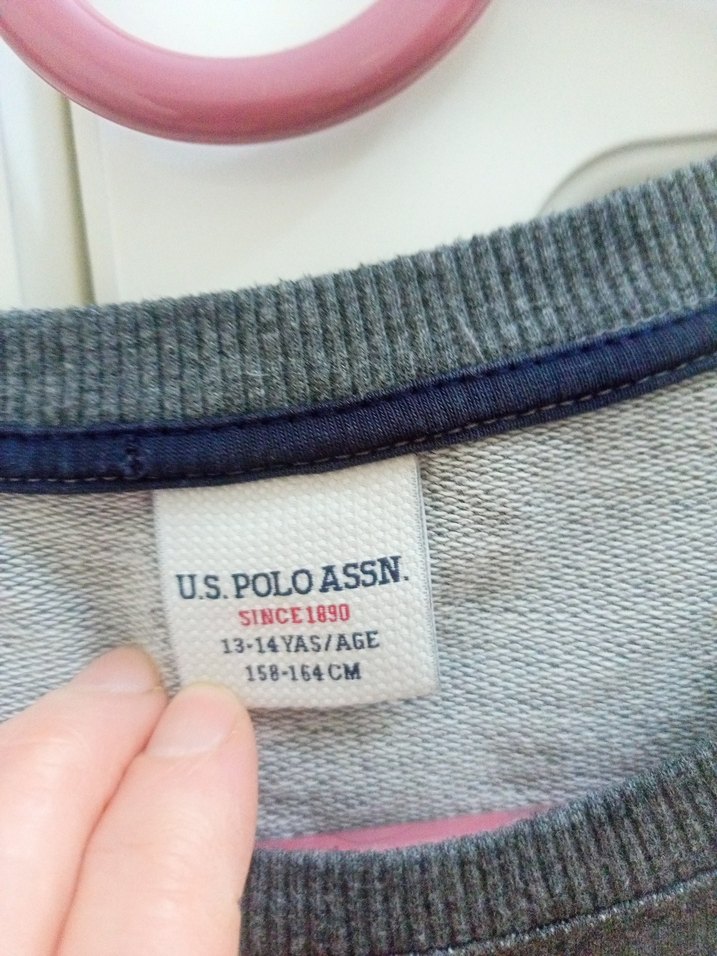 Gri Erkek Çocuk Sweatshirt USPA - Görsel 3