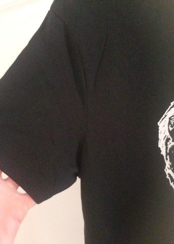 Siyah Atatürk Baskılı  Tişört - Görsel 3