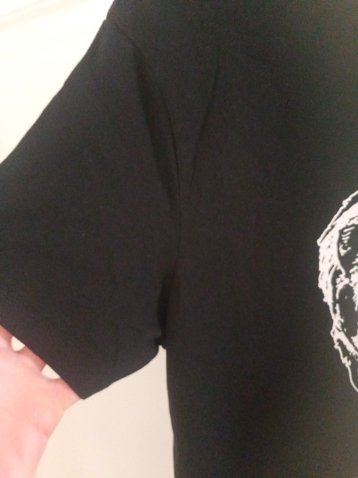 Siyah Atatürk Baskılı  Tişört - Görsel 3