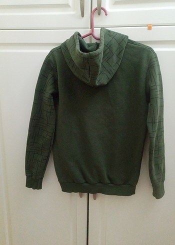 Erkek Çocuk Kapüşonlu Örgü Sweatshirt - Görsel 8