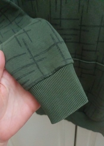 Erkek Çocuk Kapüşonlu Örgü Sweatshirt - Görsel 3