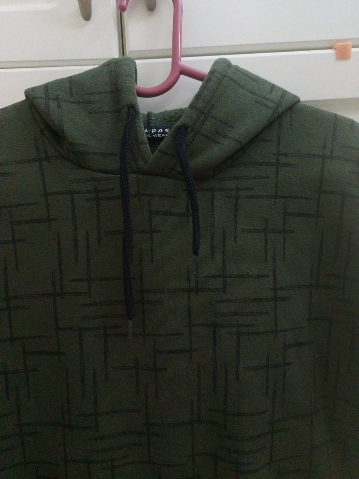 Erkek Çocuk Kapüşonlu Örgü Sweatshirt - Görsel 2