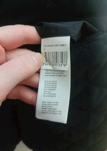 U.s polo Siyah Erkek Fermuarlı Streetwear Mont - Görsel 6