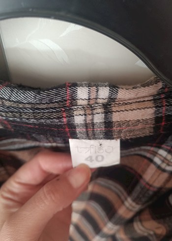 Düğmeli, Uzun Kollu, Rahat Kesim Kadın tunik - Görsel 2