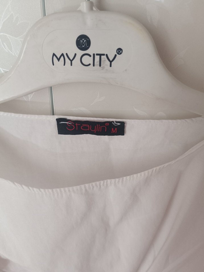 korseli beyaz bluz - Görsel 3