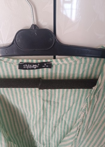 Yeşil Çizgili tulum - Görsel 2