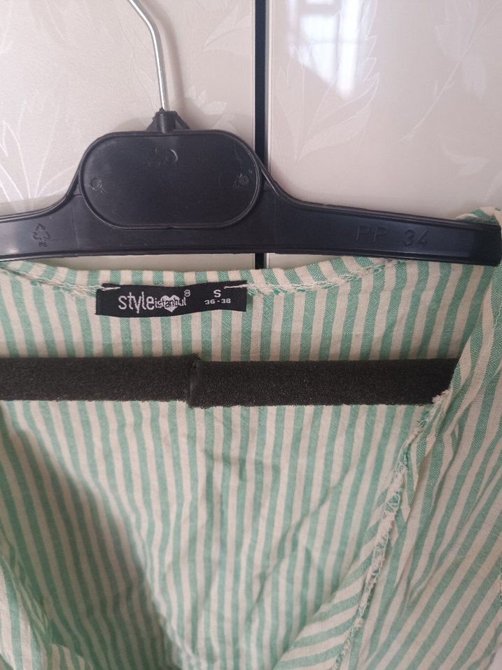 Yeşil Çizgili tulum - Görsel 2