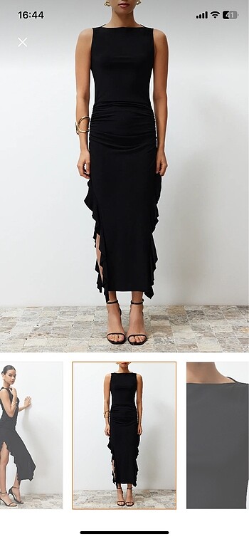 xl Beden siyah Renk Trendyolmilla elbise