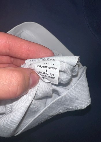 s Beden beyaz Renk Nike Kısa Kollu Tshirt