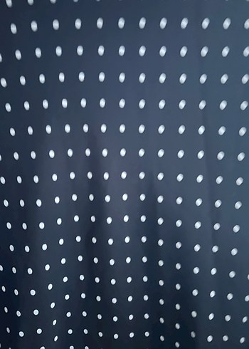 Puantiyeli Siyah Piliseli Uzun Etek - Görsel 2