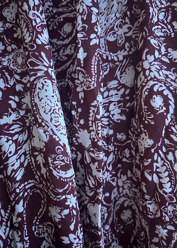 Bohem Uzun Kollu Bağlamalı Kadın Elbise - Görsel 2