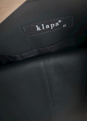 Siyah Düğmeli Kadın Blazer Ceket - Görsel 2