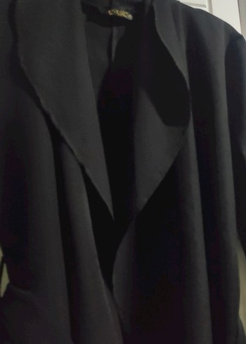 Siyah Uzun Kadın trenc - Görsel 3