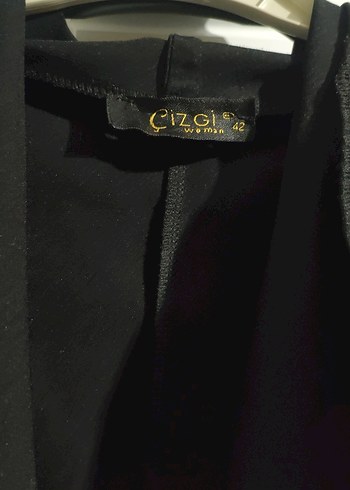 Siyah Uzun Kadın trenc - Görsel 2