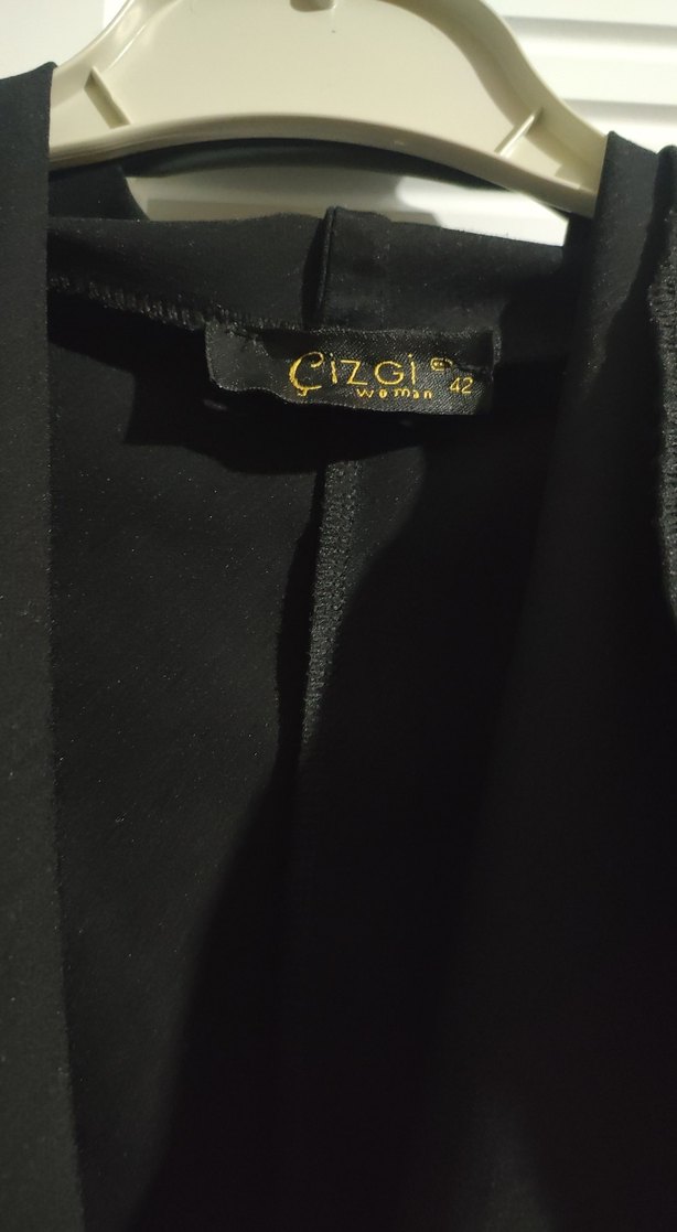 Siyah Uzun Kadın trenc - Görsel 2