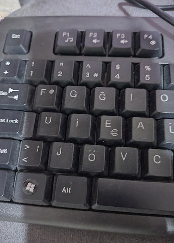 USB Kablolu Siyah f Klavye - Görsel 3